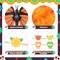 Day of The Dead Decorations Sets 5PCS 5Ft Artificial Marigold Flowers (Orange)